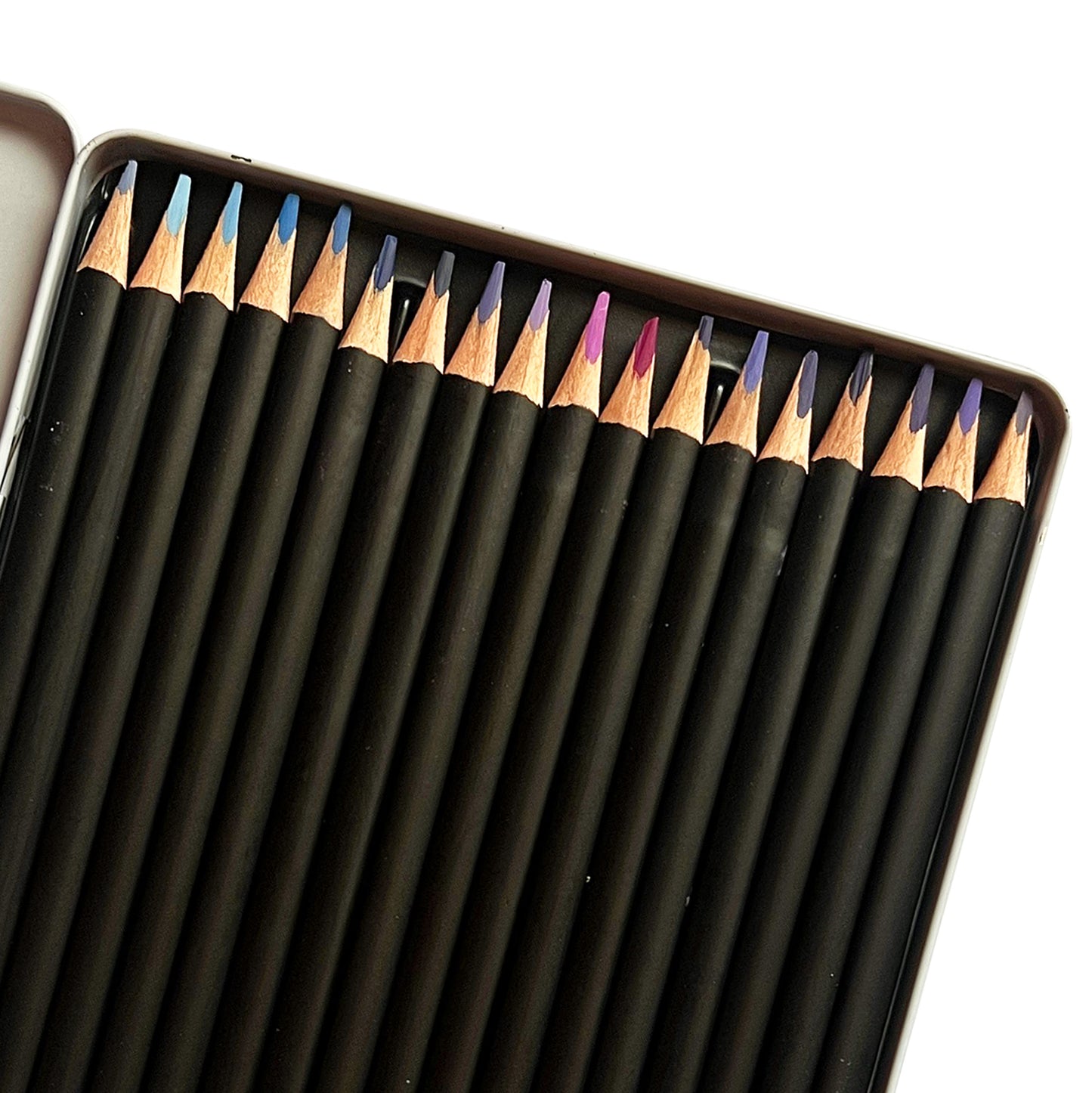 18 Pcs Purple tones Coloured Pencils