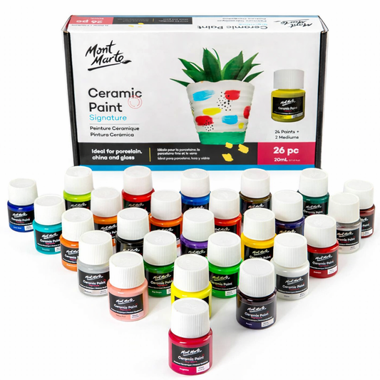26Pcs Ceramic Paint 20ml - Mont Marte