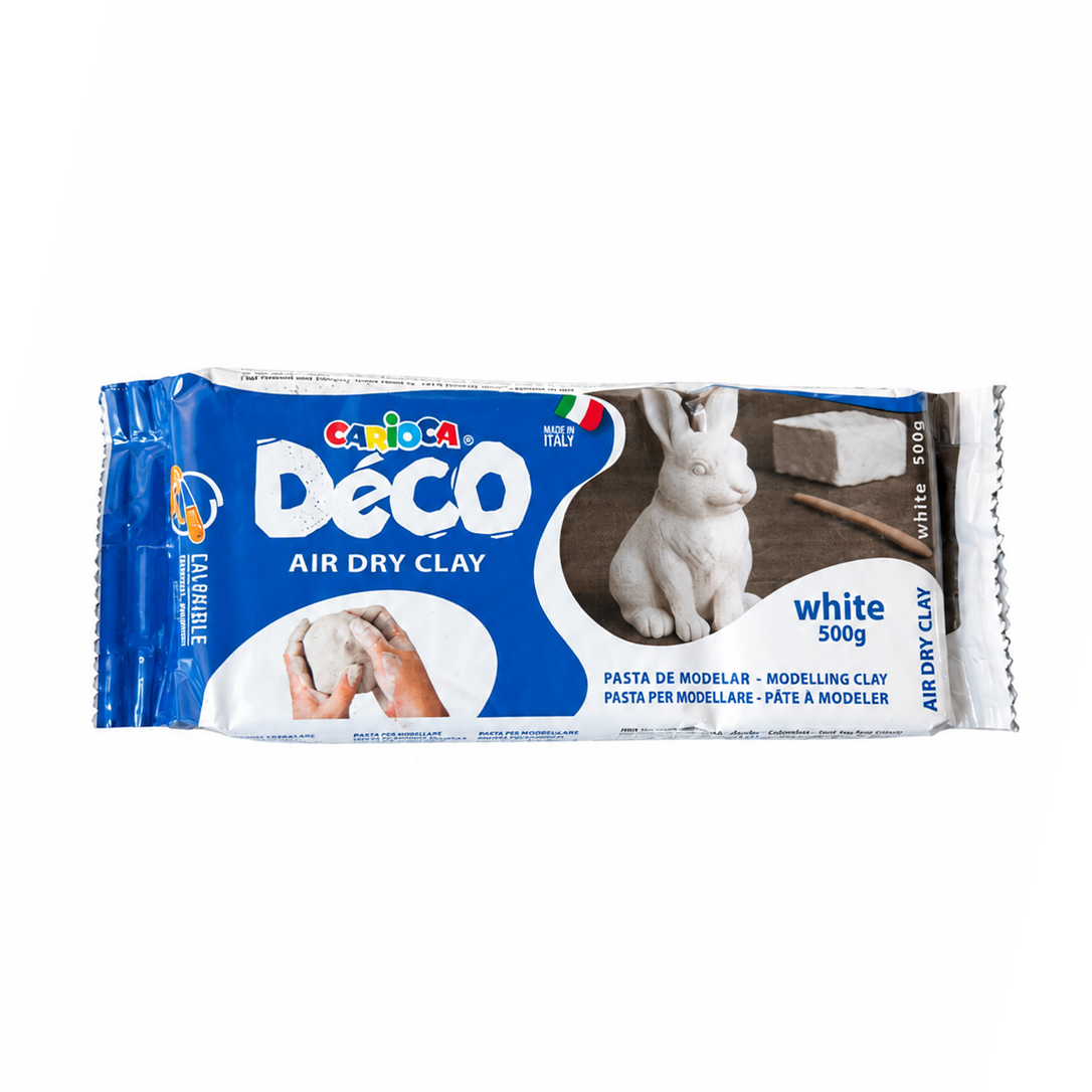 500g Air Dry Modelling White Clay -  Deco