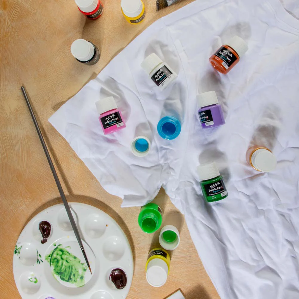 12pc Fabric Paint 20ml  - Mont Marte