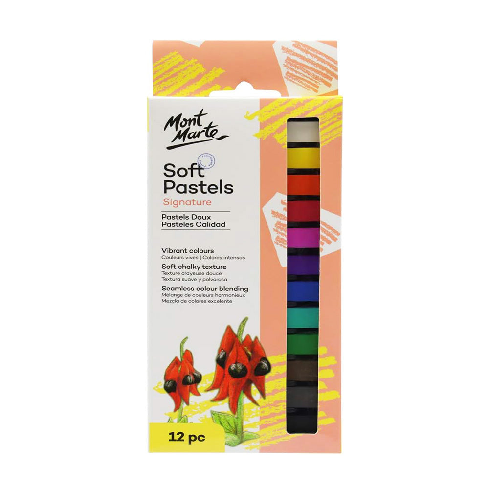 12pc Soft Pastels - Mont Marte