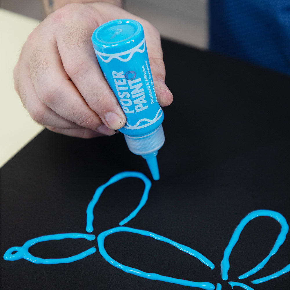 6pc Neon Poster Paints 60ml - Mont Marte