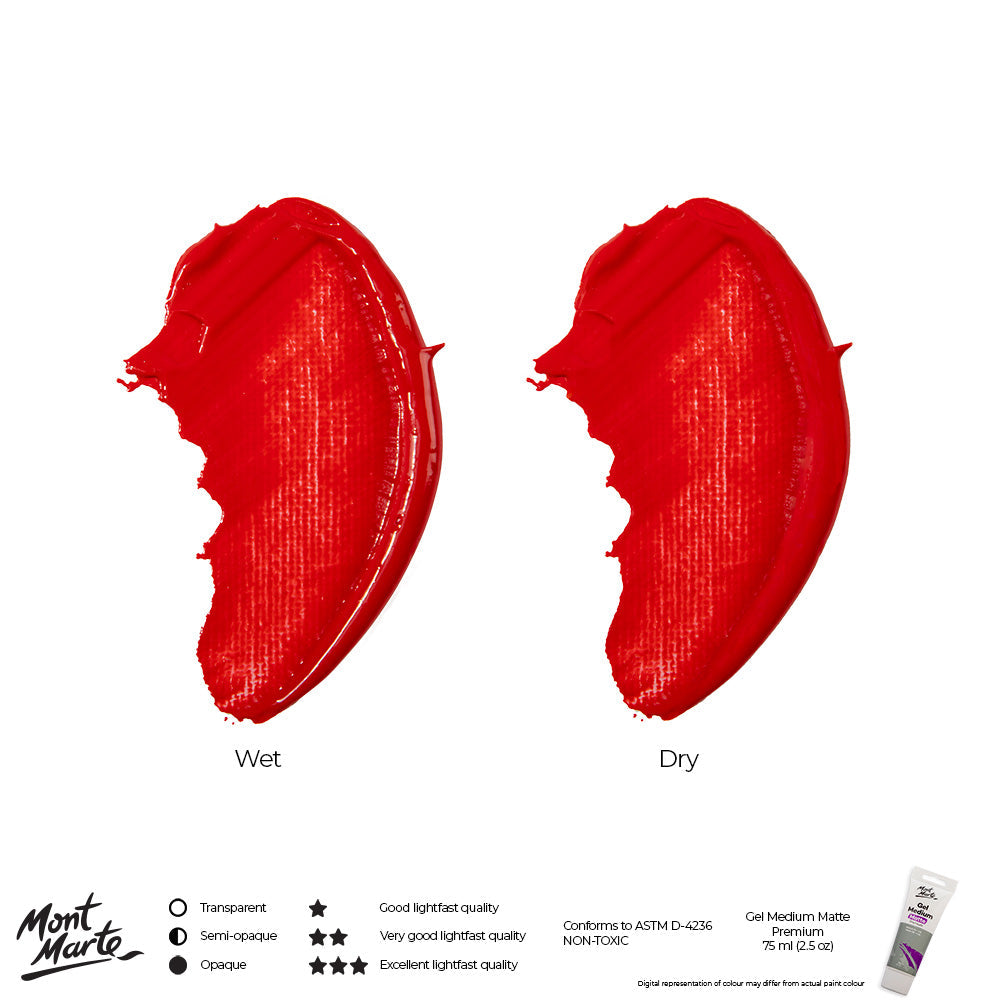 Gel Medium Matte Premium 75ml - Mont Marte