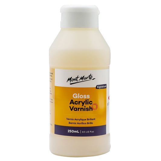 Gloss Acrylic Varnish 250ml - Mont Marte
