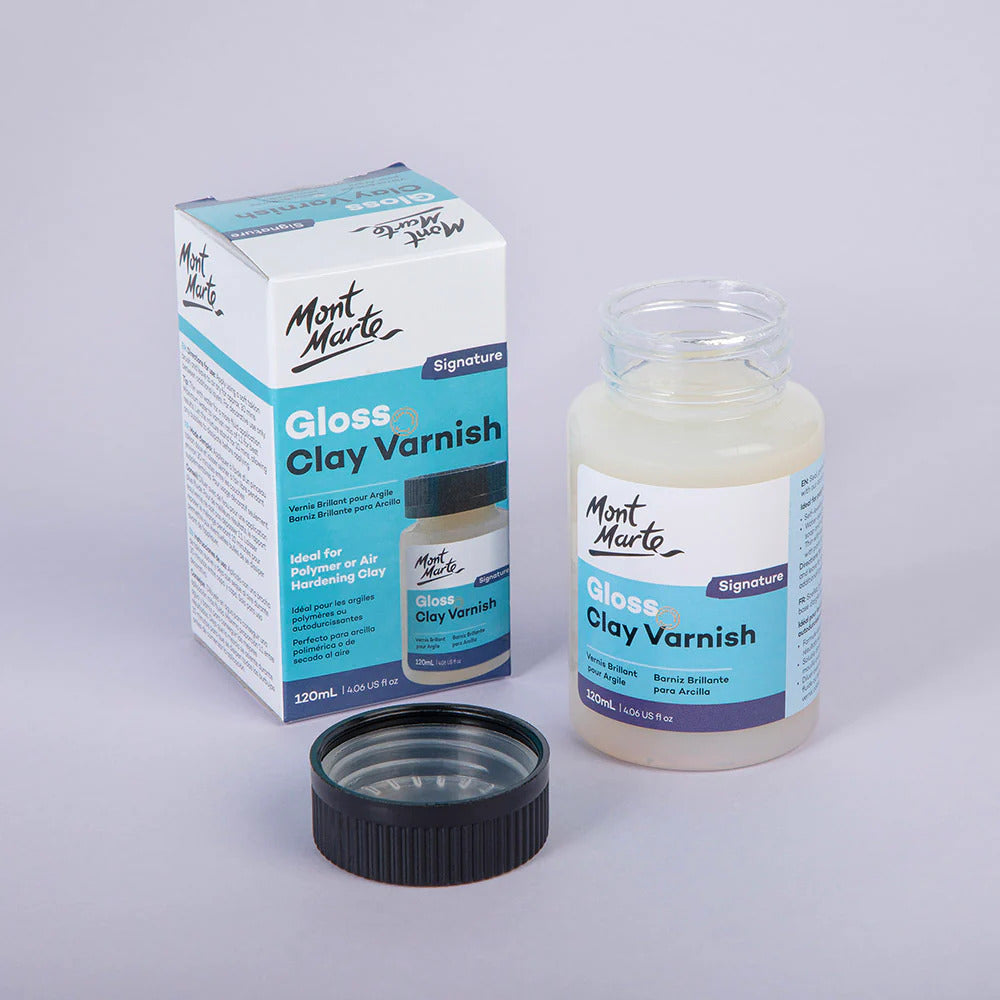 Gloss Clay Varnish Signature 120ml - Mont Marte