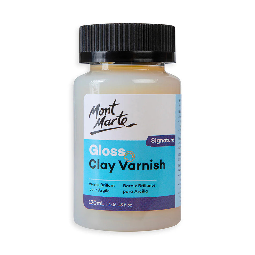 Gloss Clay Varnish Signature 120ml - Mont Marte