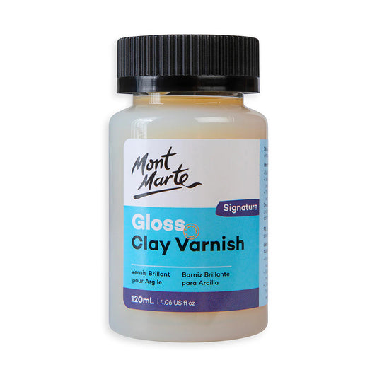 Gloss Clay Varnish Signature 120ml - Mont Marte