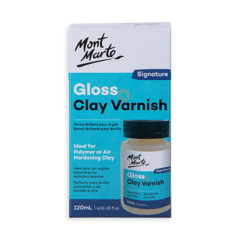 Gloss Clay Varnish Signature 120ml - Mont Marte