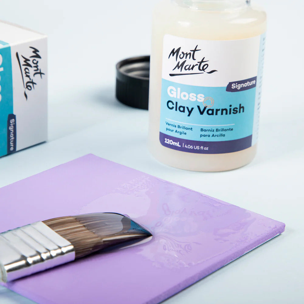 Gloss Clay Varnish Signature 120ml - Mont Marte