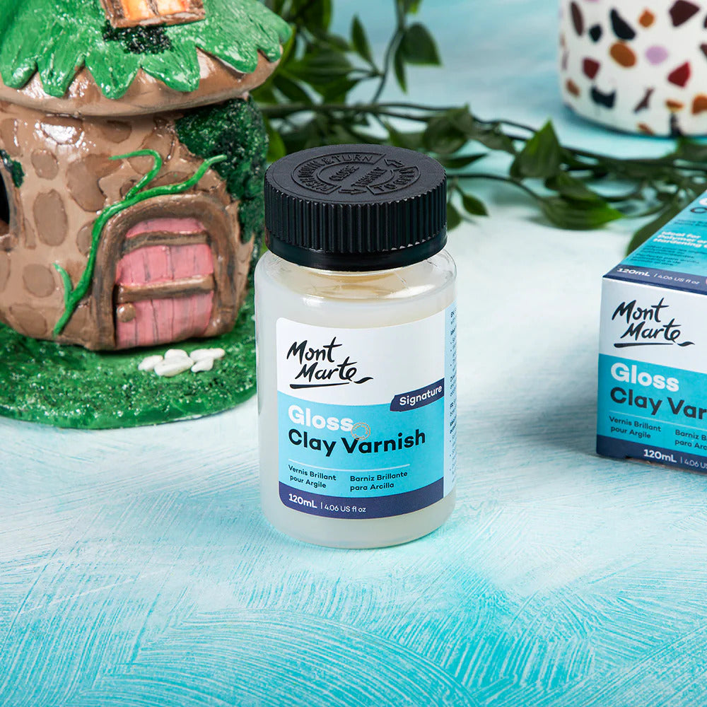 Gloss Clay Varnish Signature 120ml - Mont Marte