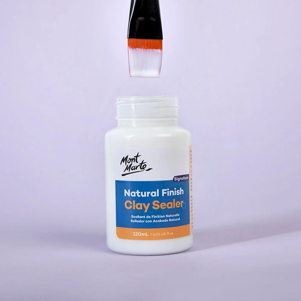 Natural Finish Clay Sealer Signature 120ml  - Mont Marte