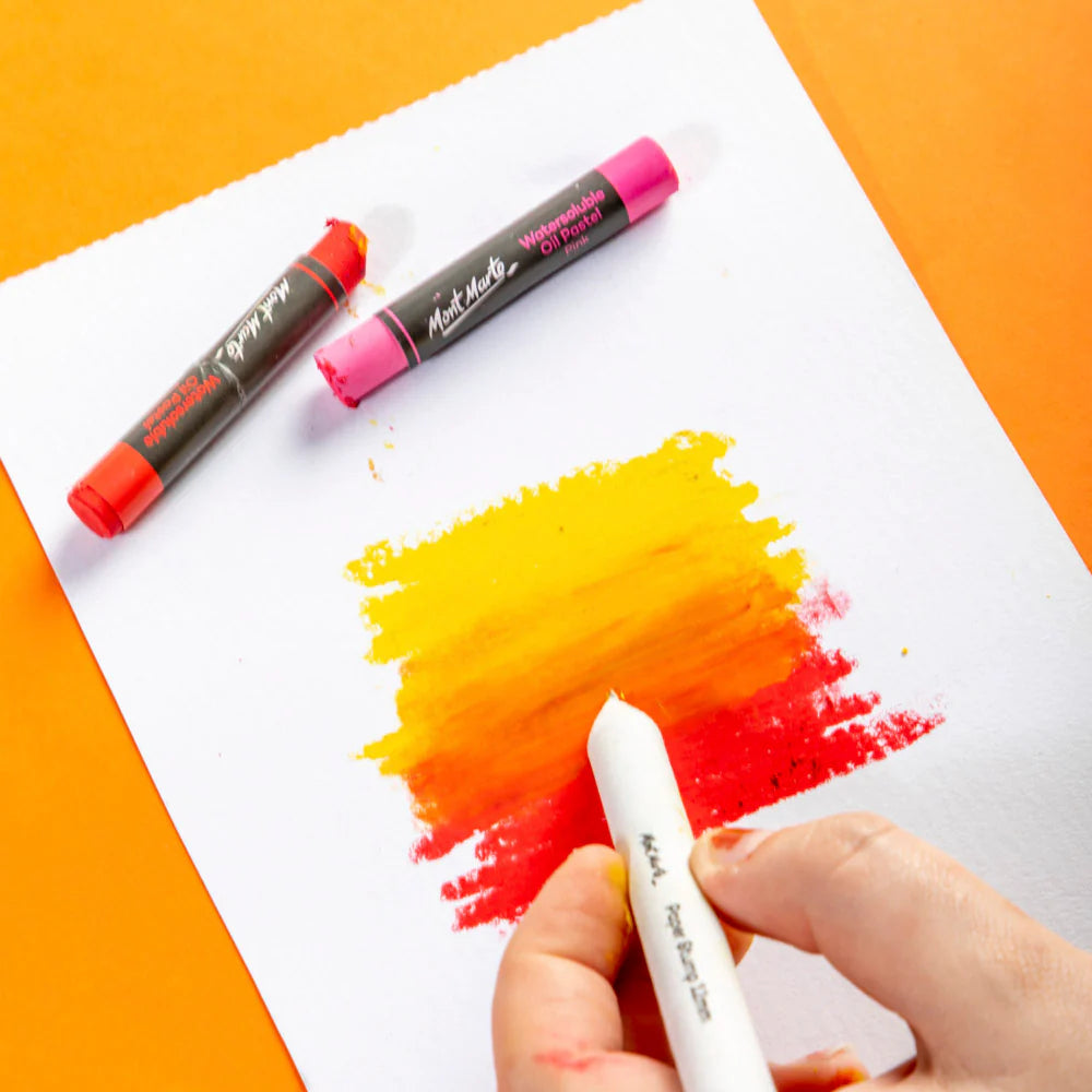 12pc Watersoluble Oil Pastels - Mont Marte