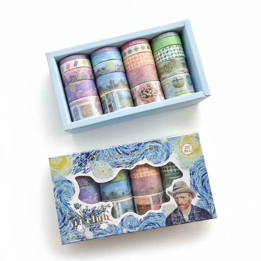 20 Rolls Washi Tape Van Gogh
