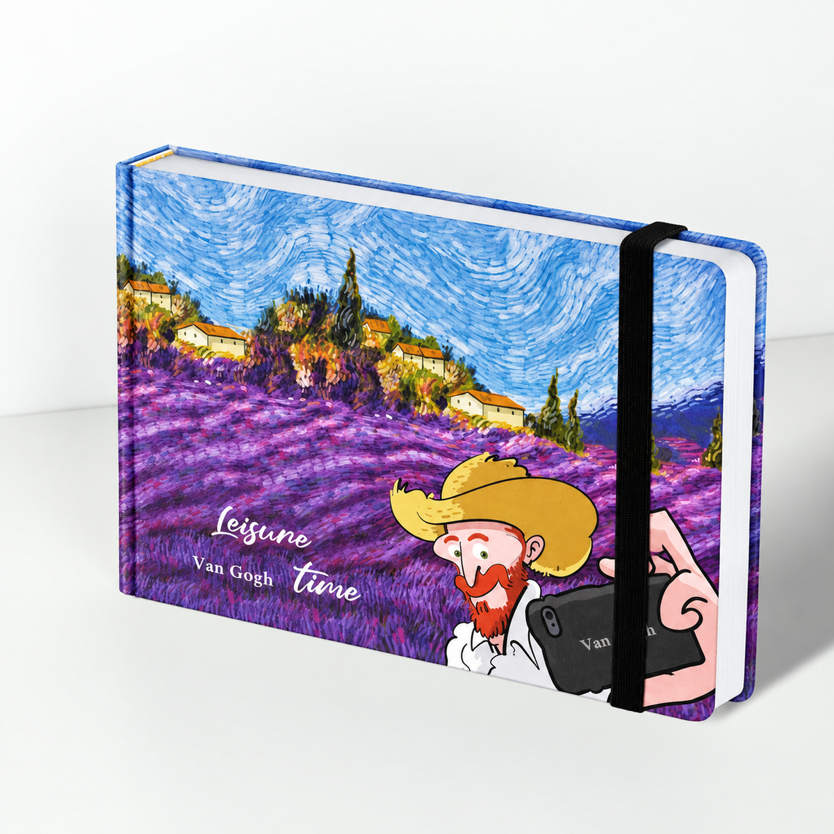 Landscape Hardcover sketchbook 160 gm - A Selfie with Van Gogh