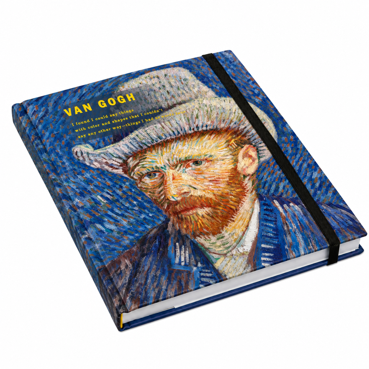 A4 Portrait Hardcover sketchbook 240 gm - Van Gogh