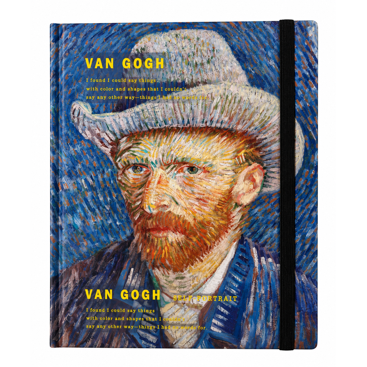 A4 Portrait Hardcover sketchbook 240 gm - Van Gogh