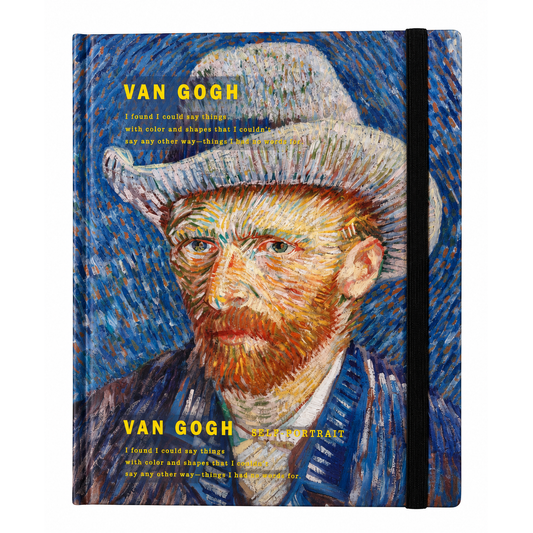 A4 Portrait Hardcover sketchbook 240 gm - Van Gogh