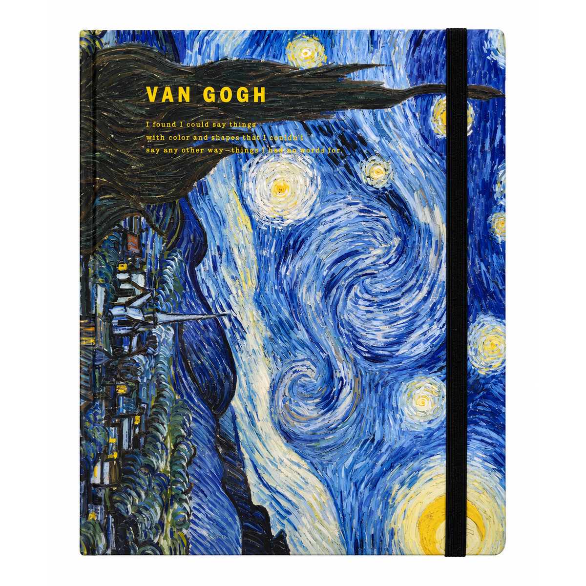 A4 Portrait Hardcover sketchbook 240 gm - Starry Night