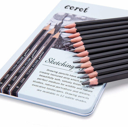 12 Pcs Drawing pencils Set - COROT