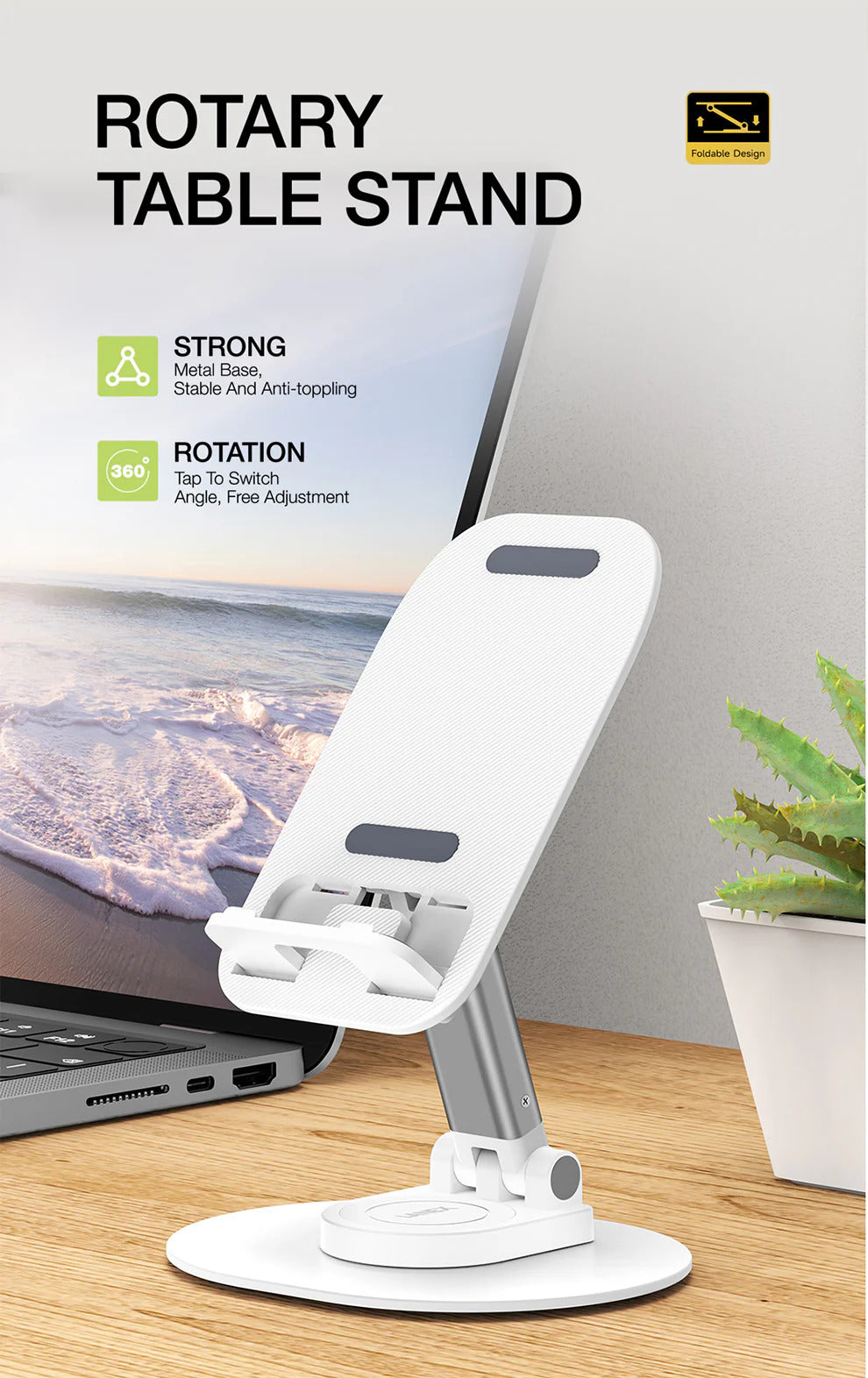 Rotary Desktop Holder for Mobile - Lanex