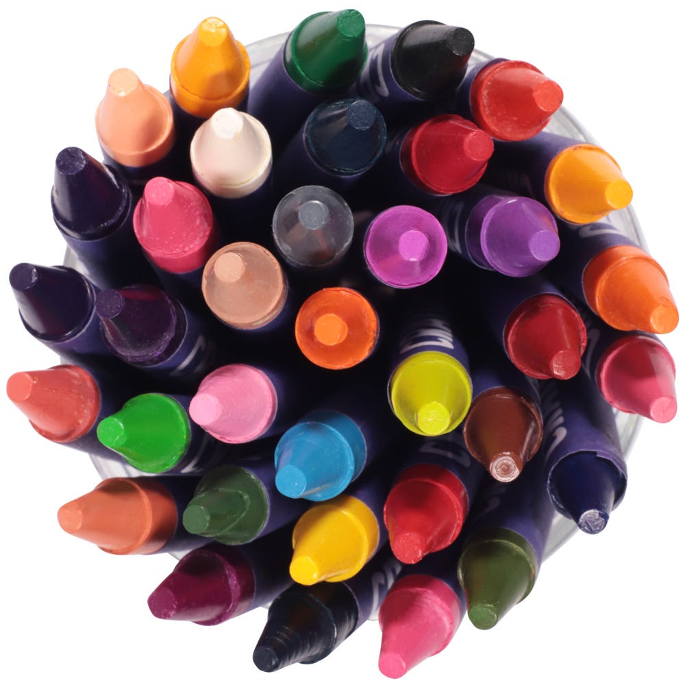 36pc Crayons -  for kids