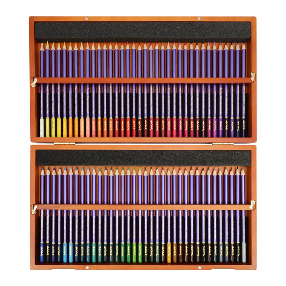 72pc Watercolour Pencil wooden Box Set Premium - Mont Marte