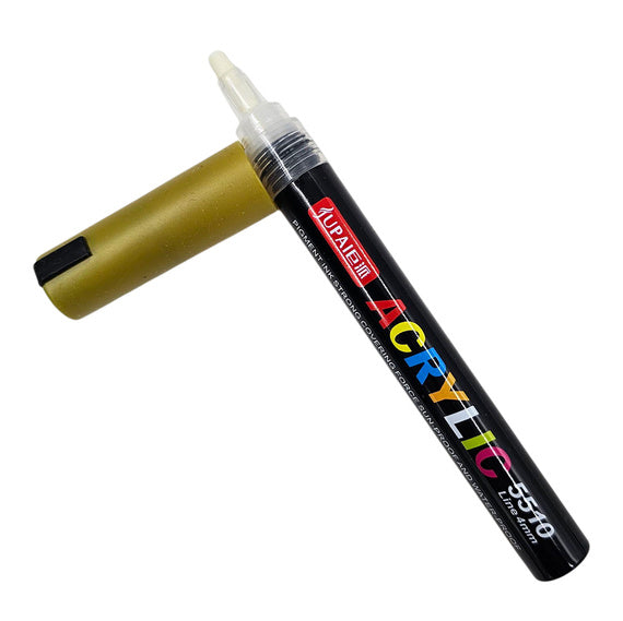 Acrylic Metallic Marker Pen 4 mm - Gold