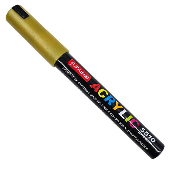 Acrylic Metallic Marker Pen 4 mm - Gold