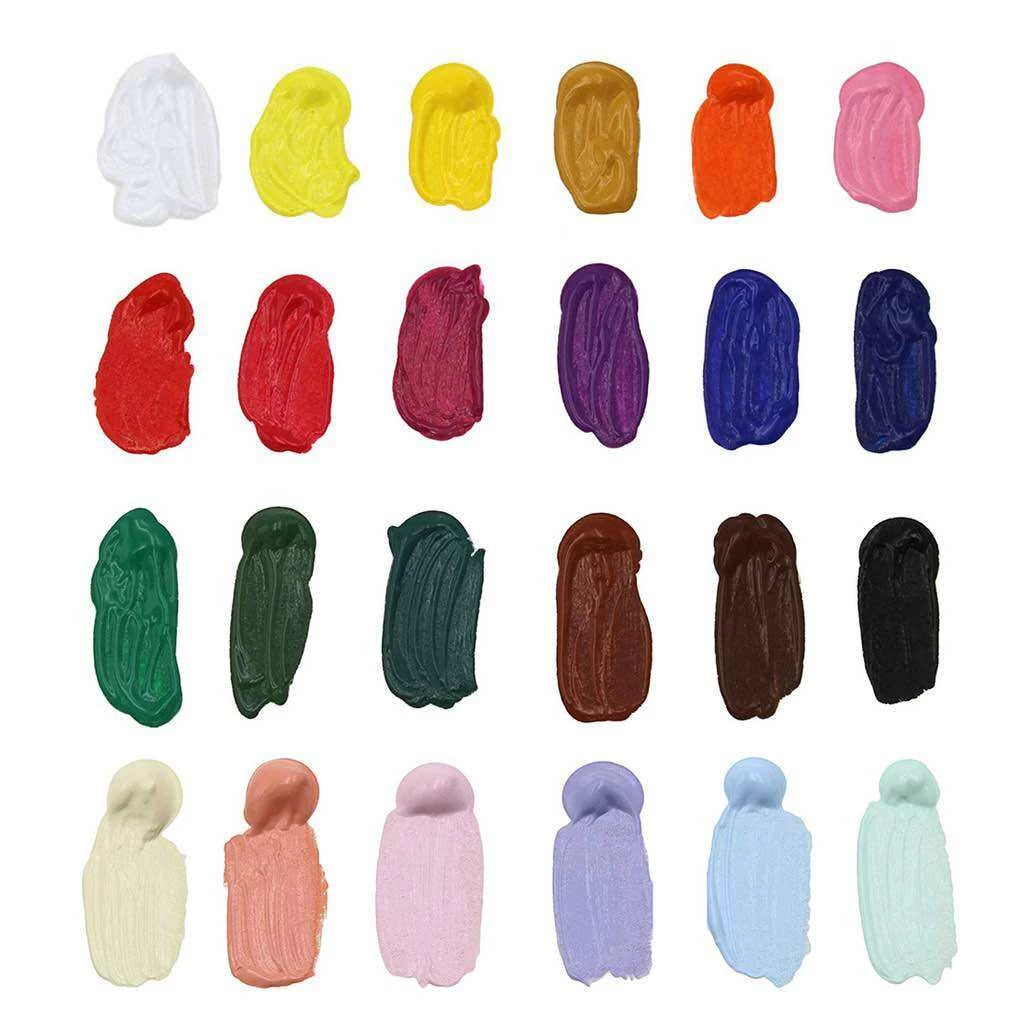 24 Tubes Acrylic Colors Set 22 ml - Art rangers